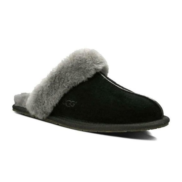 Ugg Australia Women's Size 5 Scuffette Black & Gray Slipper - Picture 1 of 5